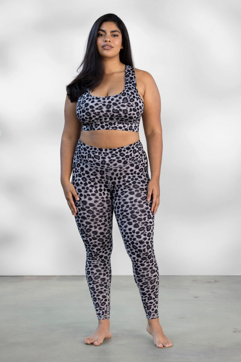 Leggings Classic Leo Stone | Hey Honey Yoga & Active Wear