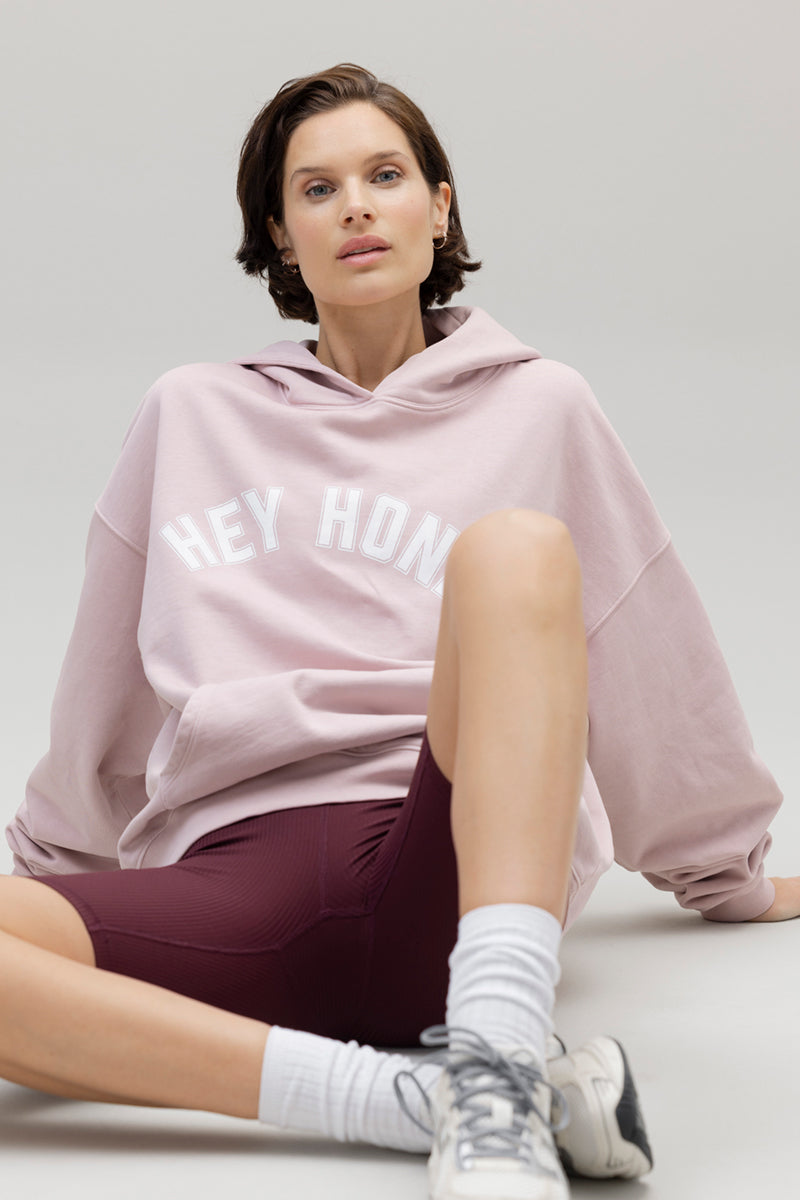 High-Waist Biker Ribbed Wine | Hey Honey & Active Wear