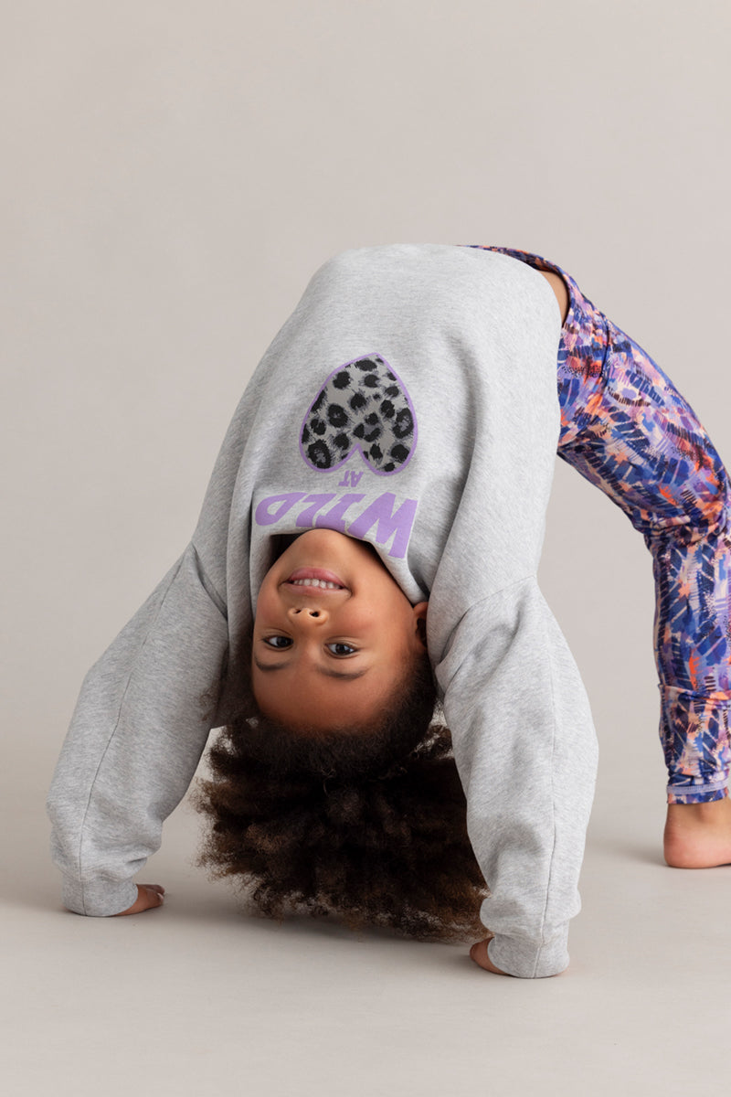 Kids Sweatshirt Wild At Heart | Hey Honey & Active Wear
