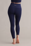 Cropped High-Waist Leggings Always Dressed Baritone Blue | Hey Honey & Active Wear