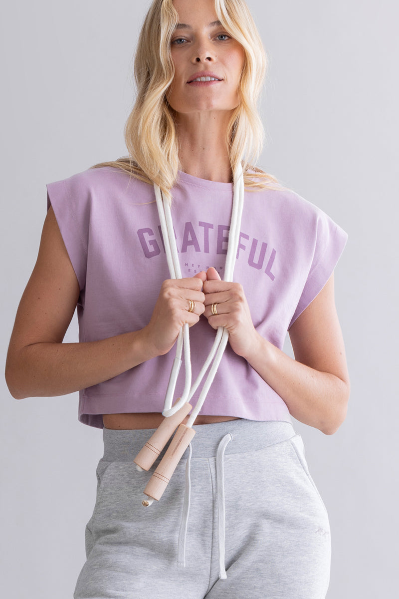 Cropped Shirt Mauve