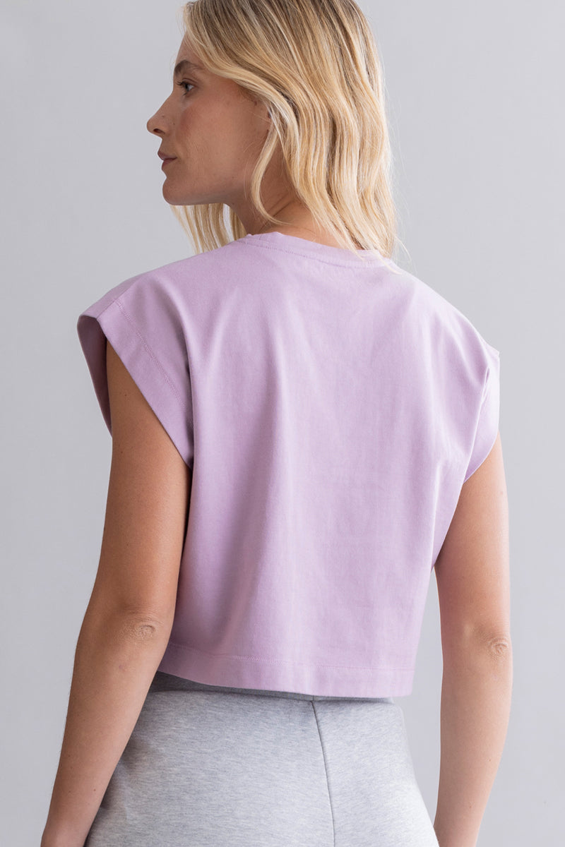 Cropped Shirt Mauve