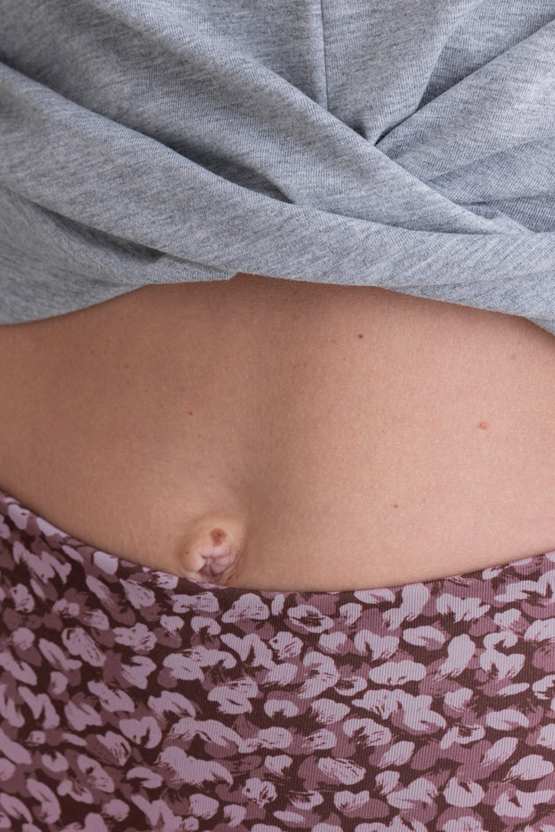 Cropped Top Grey Melange | Hey Honey & Active Wear