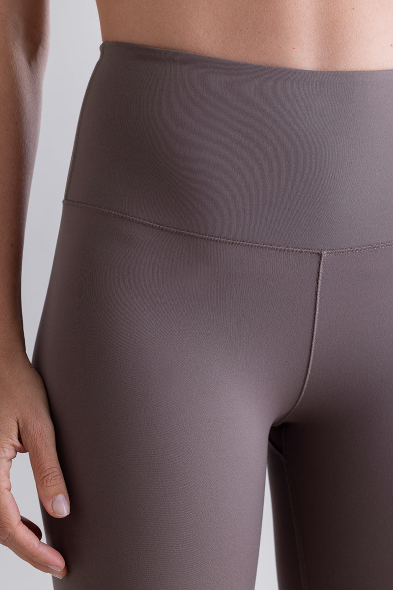High-Waist Leggings Cotton Touch Taupe | Hey Honey & Active Wear