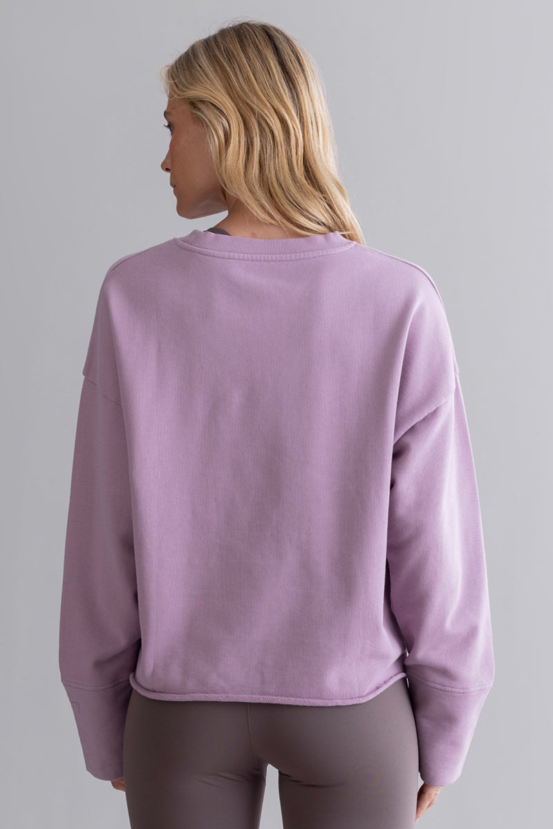 Open Edge Sweater Mauve | Hey Honey & Active Wear