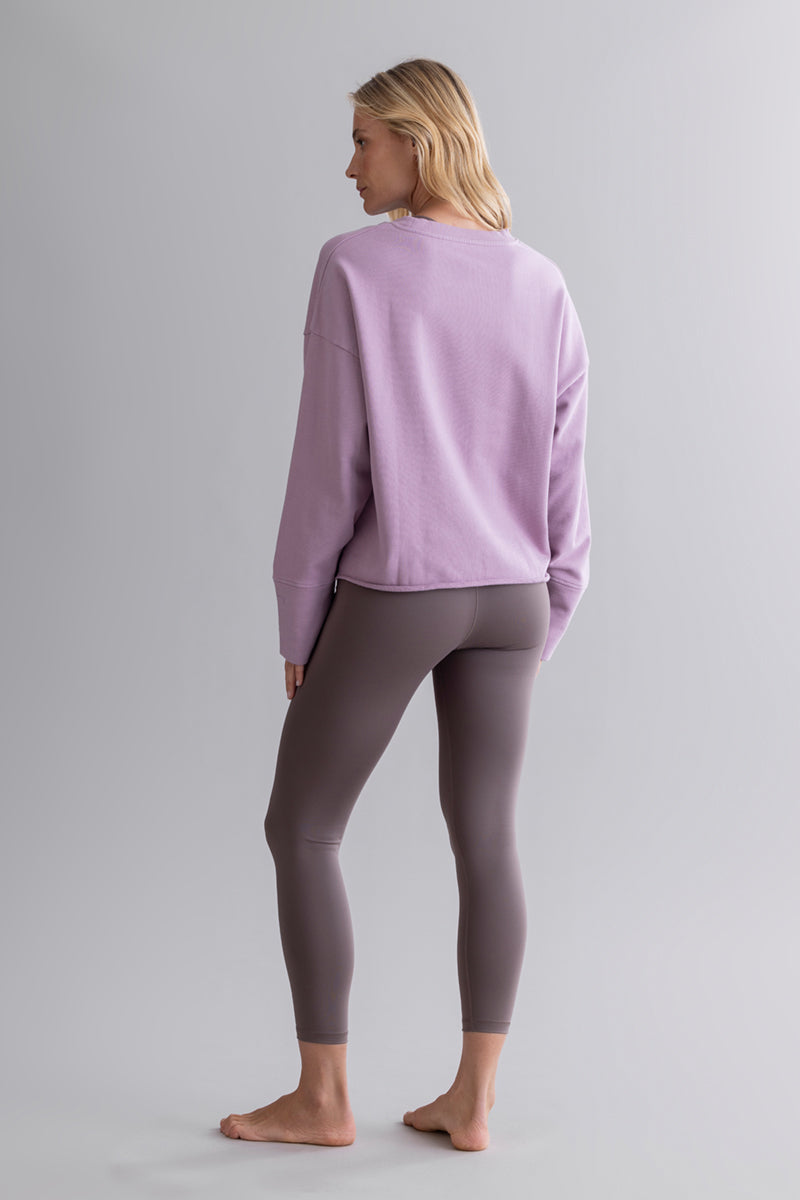 Open Edge Sweater Mauve | Hey Honey & Active Wear