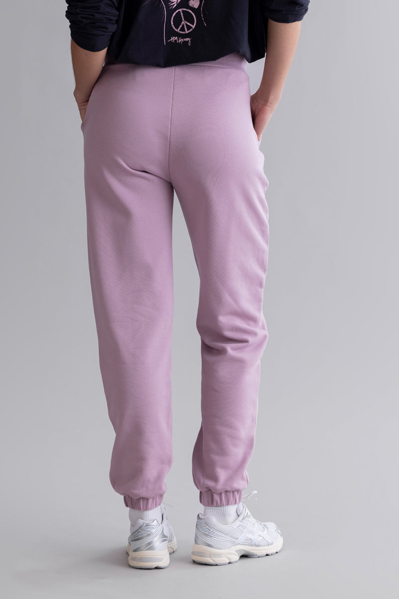 Cuff Sweat Pants Mauve | Hey Honey & Active Wear