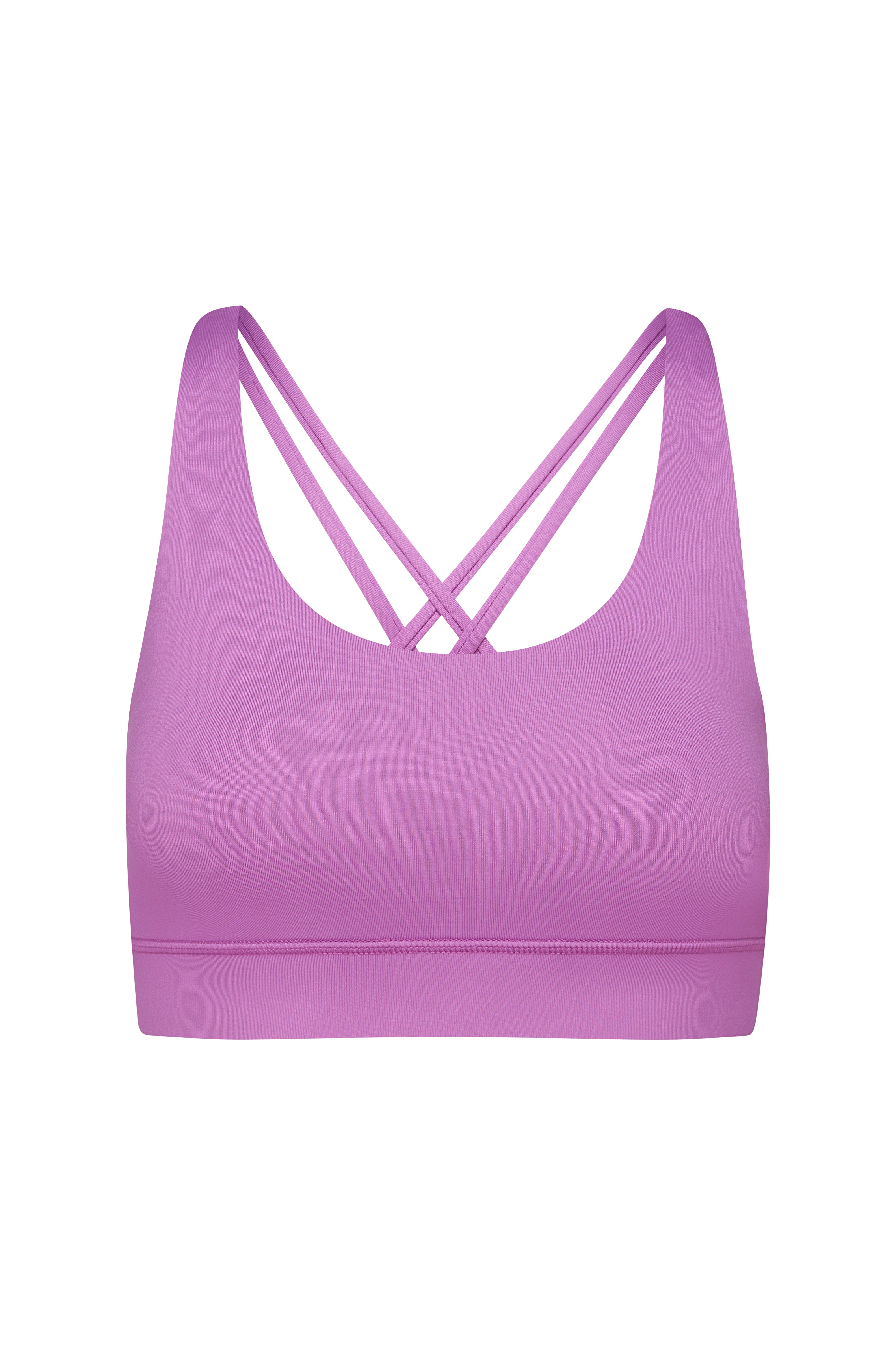 Criss-Cross Bra Striking Purple | Hey Honey & Active Wear
