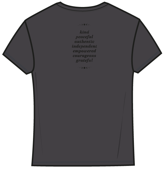 T-Shirt Kind Dark Grey | Hey Honey & Active Wear