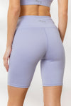 Biker Unicolor Baby Lavender | Hey Honey Yoga & Active Wear