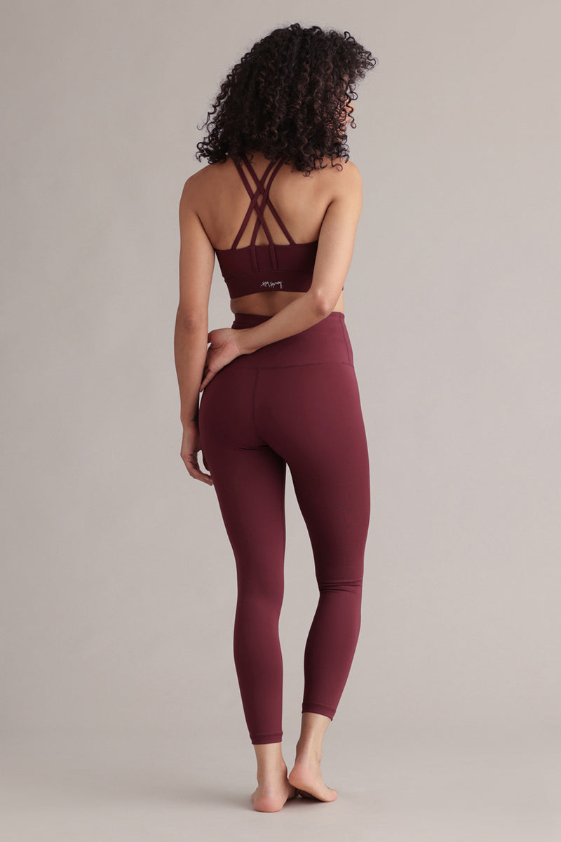 Criss-Cross Bra Always Dressed Italian Plum | Hey Honey & Active Wear