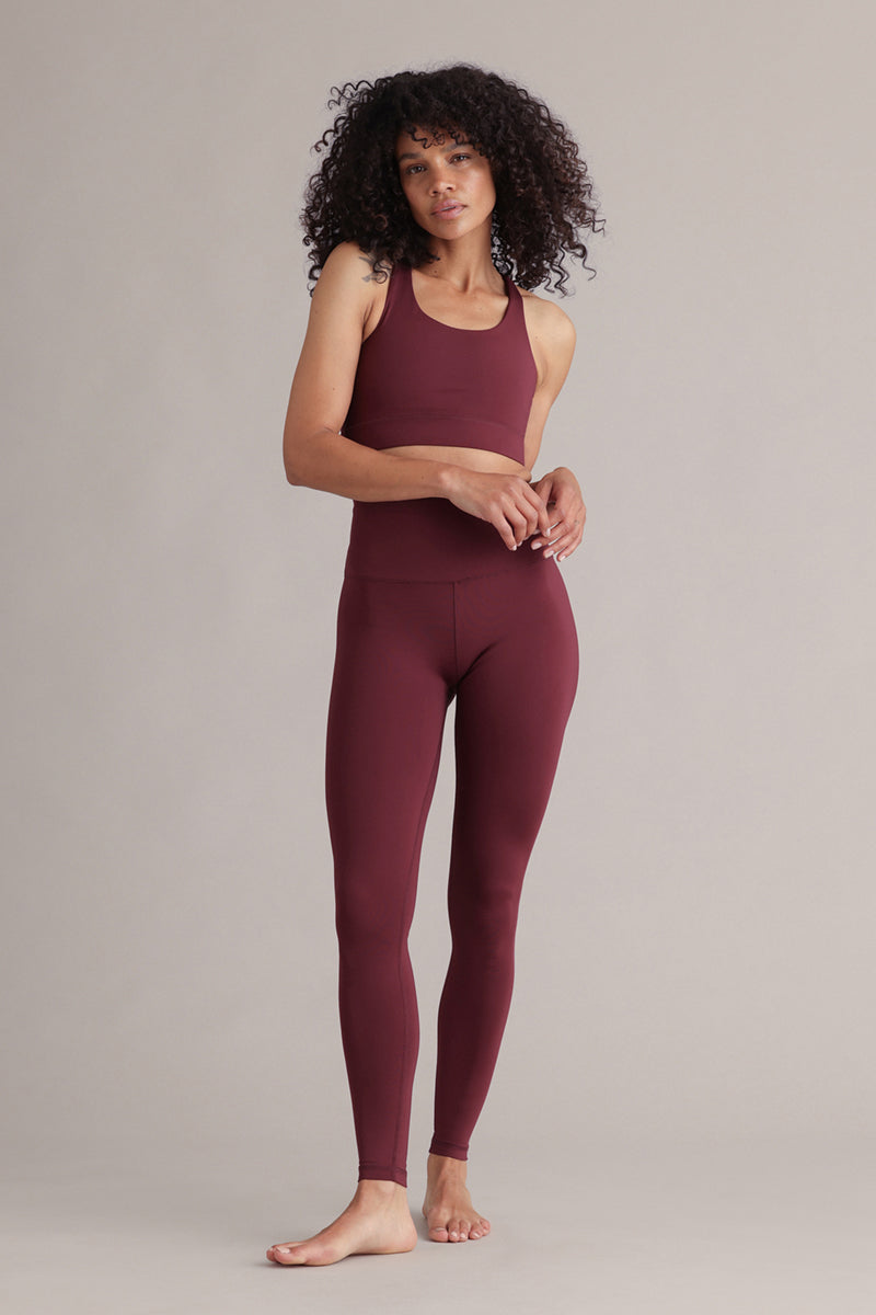 Criss-Cross Bra Always Dressed Italian Plum | Hey Honey & Active Wear