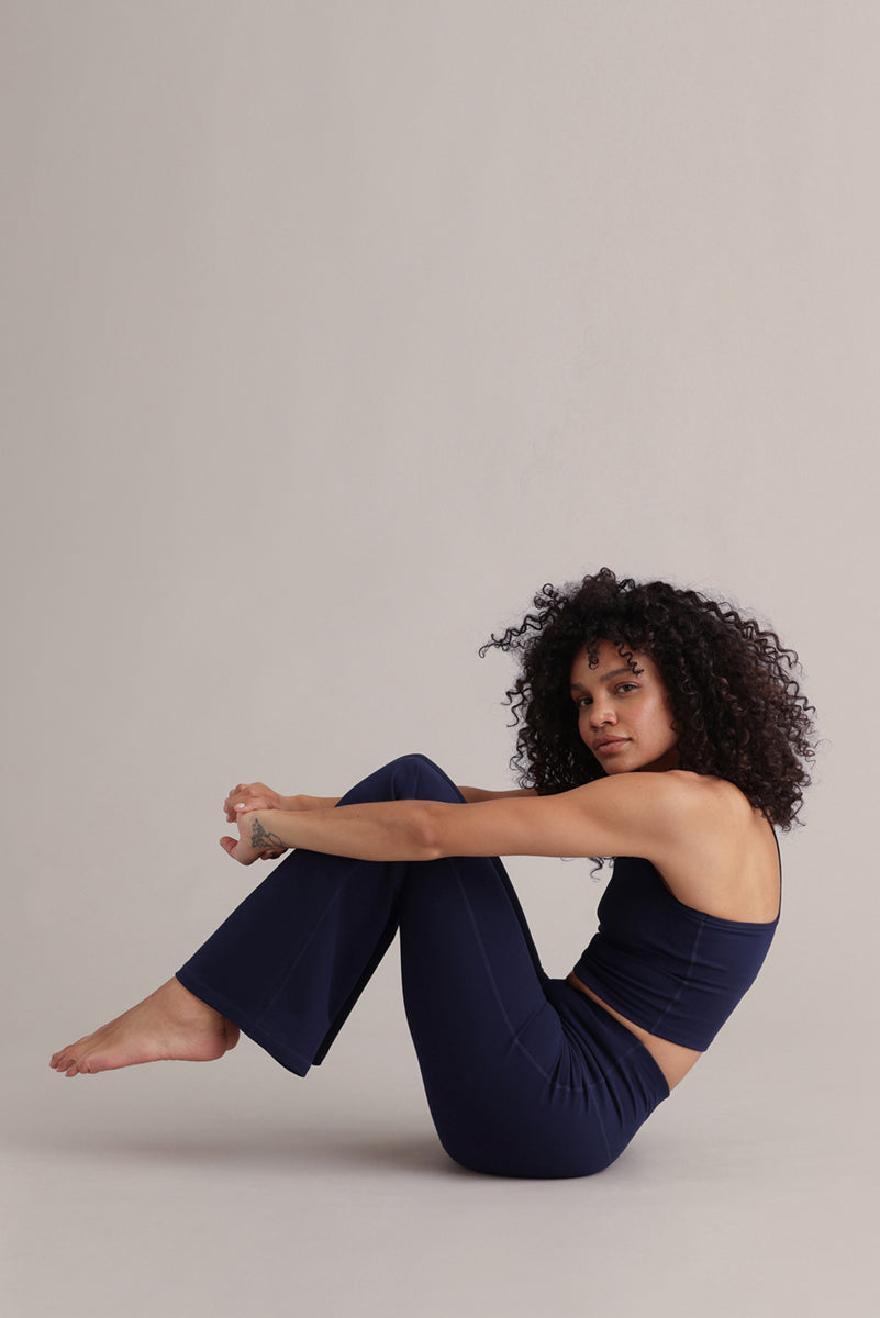 Longline Bustier Always Dressed Baritone Blue | Hey Honey & Active Wear