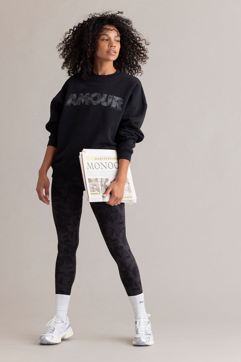 Sweatshirt Amour Black | Hey Honey & Active Wear