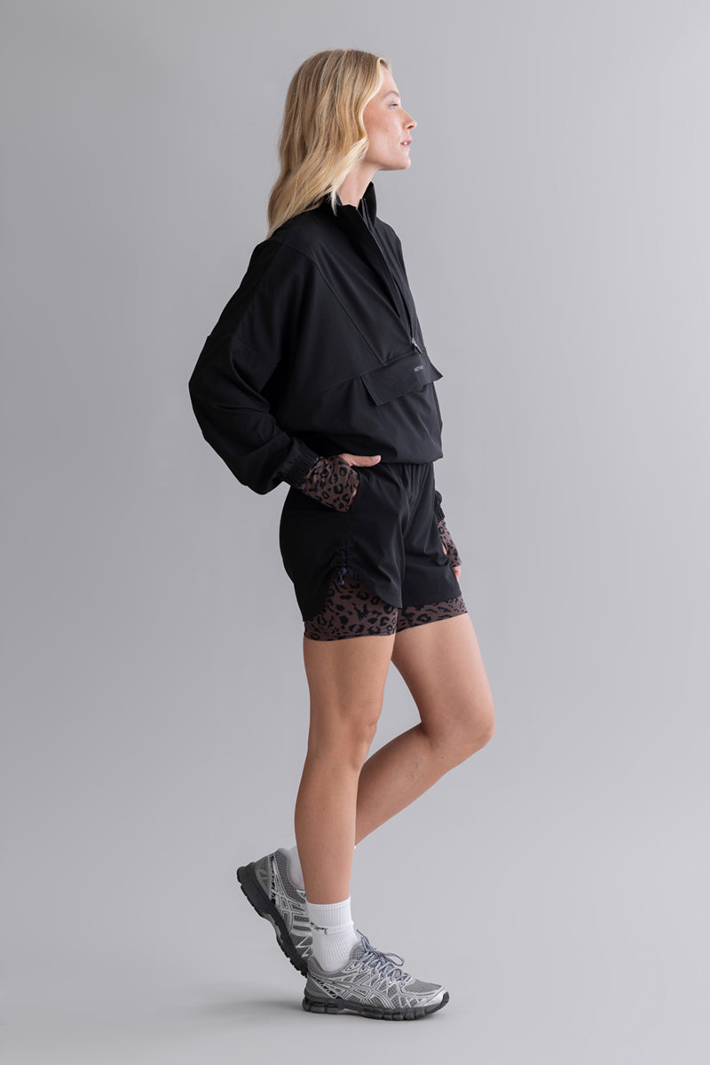 Ribstop Shorts with inner tight Black | Hey Honey & Active Wear