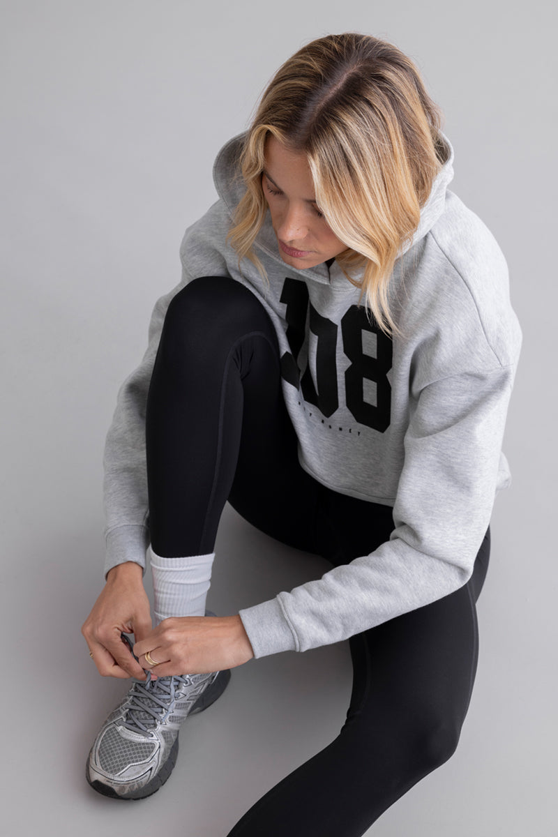 Hoodie Grey Melange 108 | Hey Honey & Active Wear