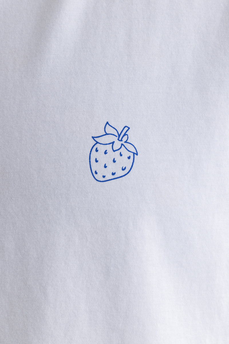 Muscle Tank Strawberries White