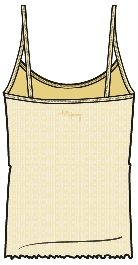 Pointelle Top Pastel Yellow | Hey Honey & Active Wear